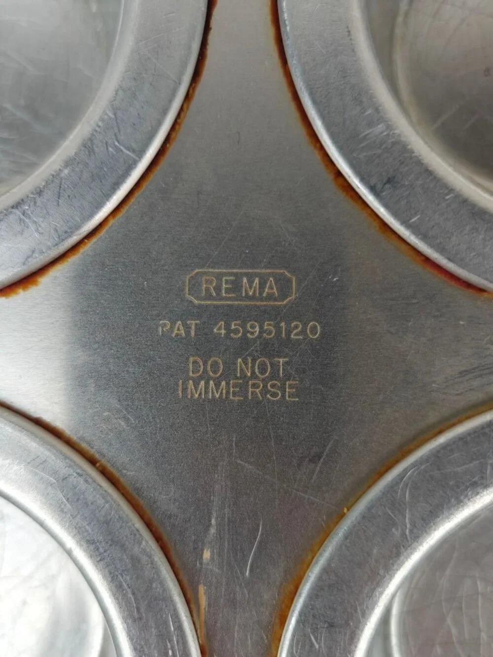 Vintage Rema Aluminum Muffin Cupcakes Pans Tins Set Of 2 Mid-Century Bakeware